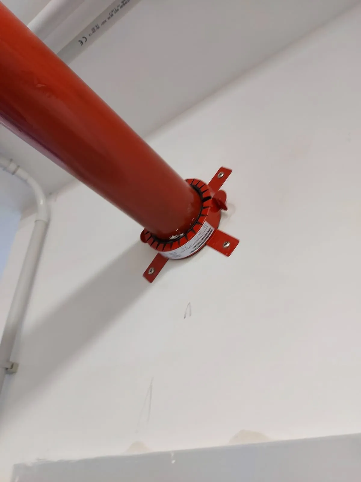 Tubazione antincendio con sprinkler, Archivio notarile di Perugia